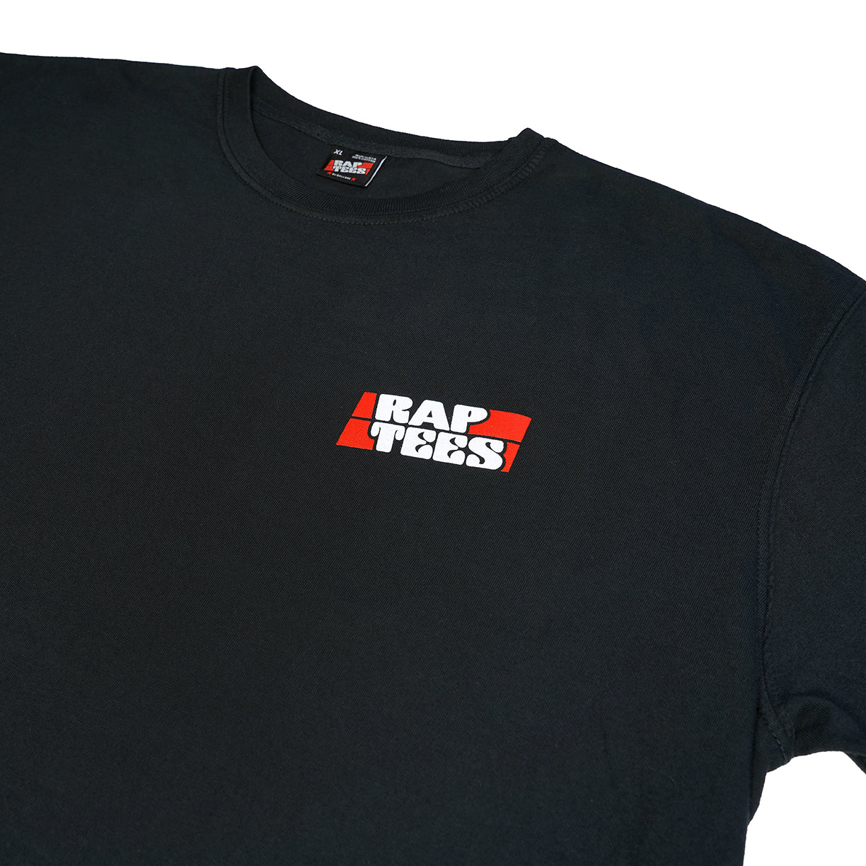 Rap Tees Logo Tee (Black) – RAP TEES US, image size:1224x1224