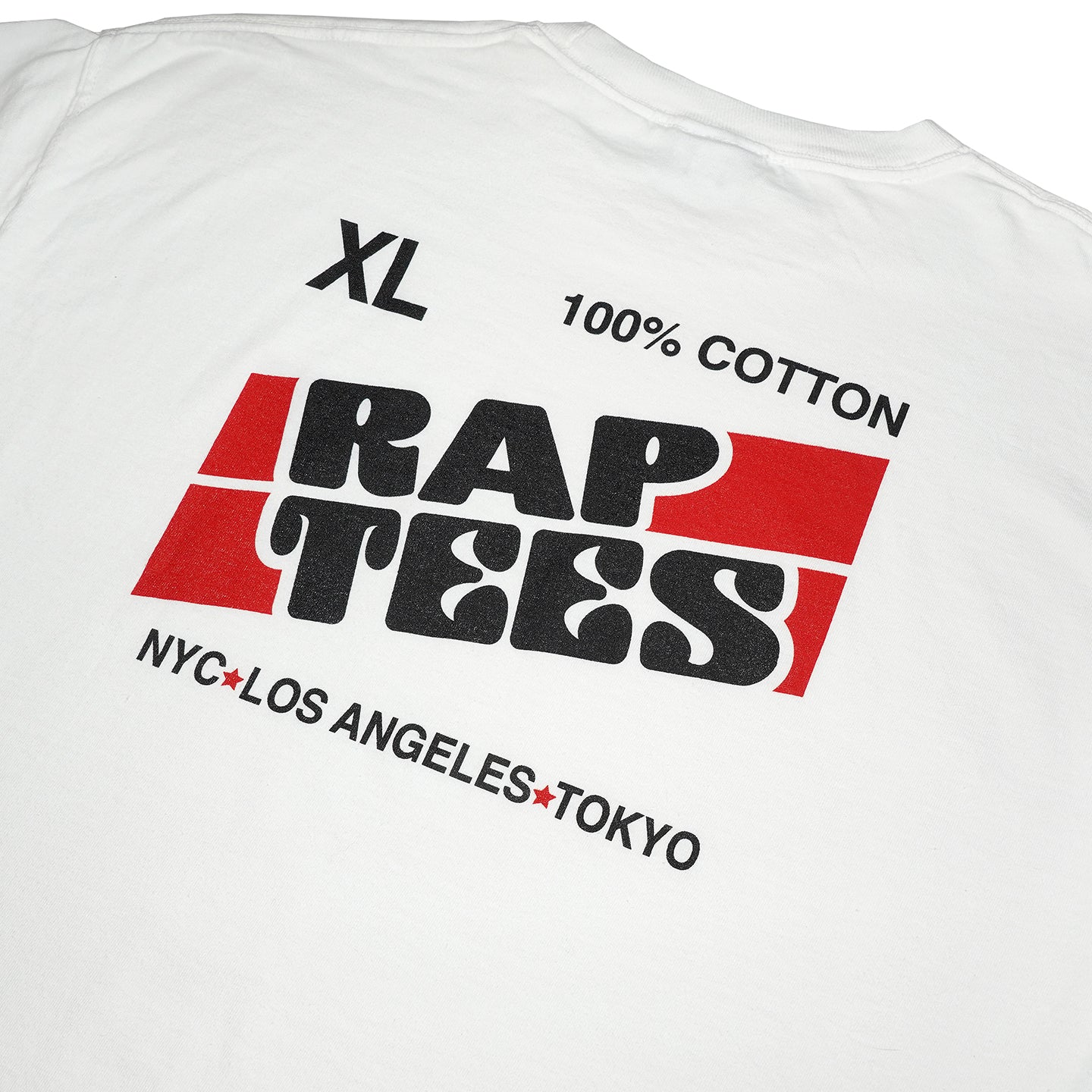 Rap Tees Logo Tee (White) – RAP TEES US